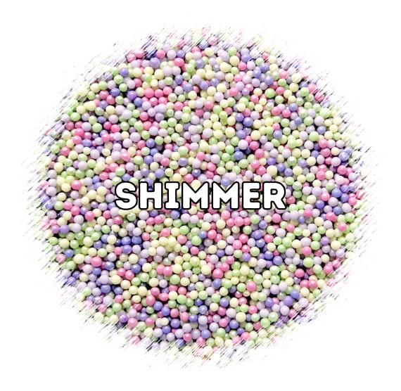 Bulk Nonpareils: Shimmer Pastel Sea Mist | www.sprinklebeesweet.com