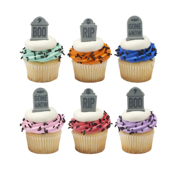 Tombstone Sugar Toppers: LAST SET 75 PIECES