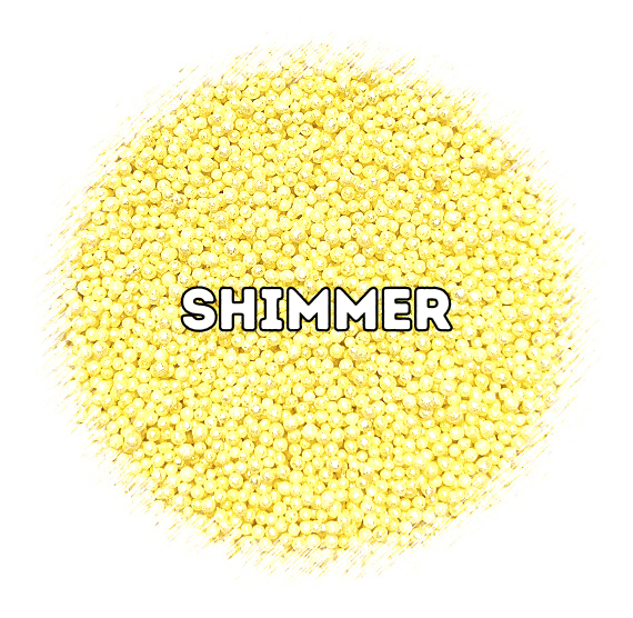 Shimmer Baby Yellow Nonpareils | www.sprinklebeesweet.com