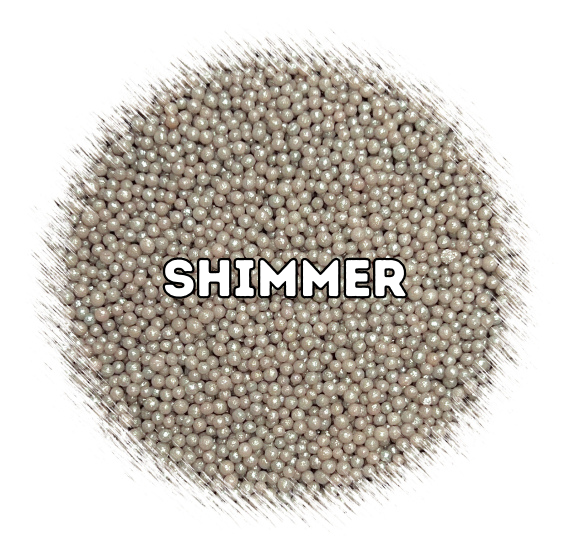 Shimmer Nonpareils: Taupe | www.sprinklebeesweet.com