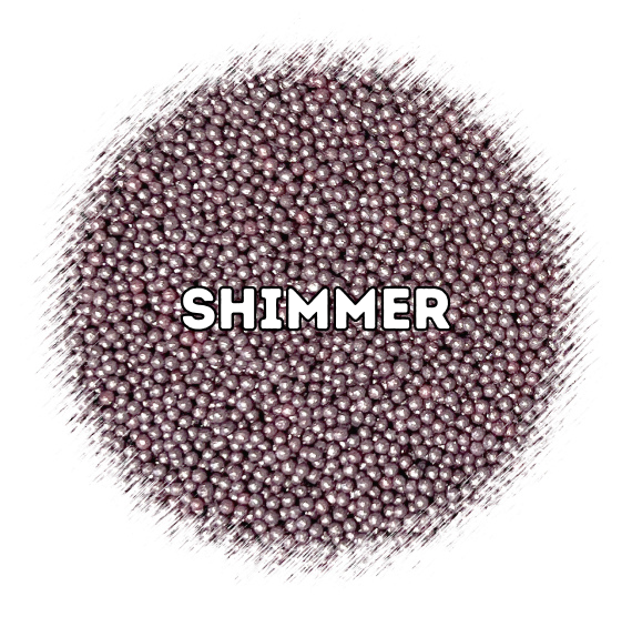 Shimmer Plum Nonpareils | www.sprinklebeesweet.com