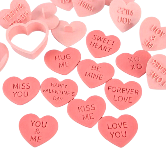 Valentine's Day Cookie Cutter Stampers Set | www.sprinklebeesweet.com