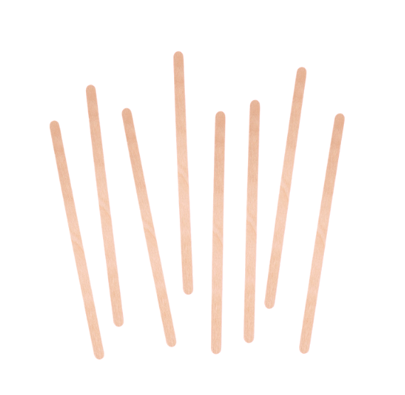 Wooden Coffee Stirrers: 5.5" or 7.5" Narrow Popsicle Sticks | www.sprinklebeesweet.com