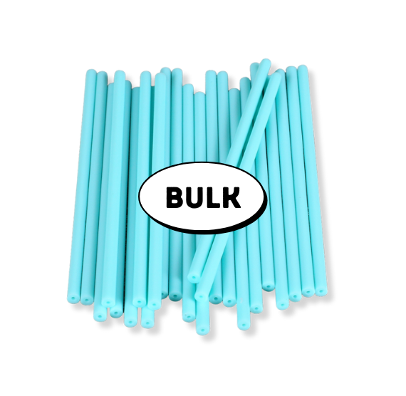 Bulk Light Aqua Lollipop Sticks: 4.5" | www.sprinklebeesweet.com