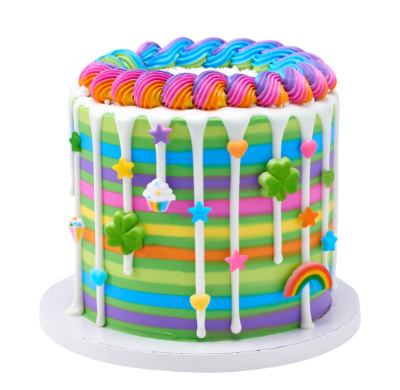 Mini Rainbow Star Sugar Toppers: BULK BOX