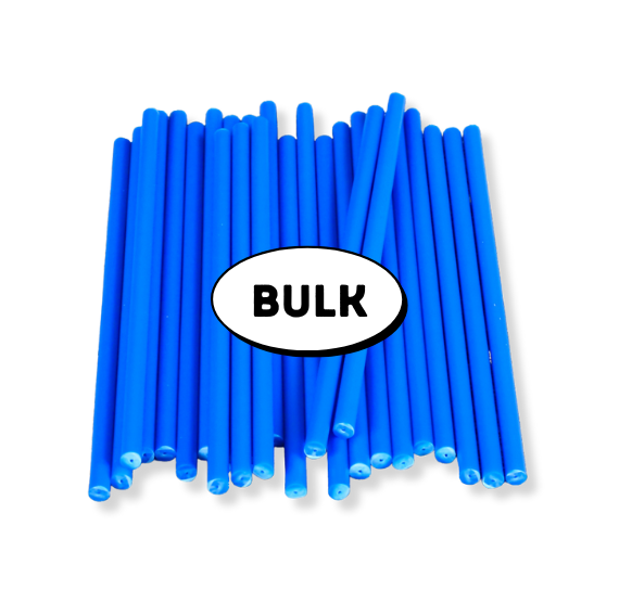 Bulk Blue Lollipop Sticks: 4.5" | www.sprinklebeesweet.com