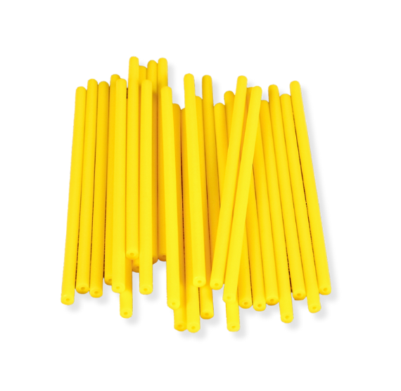 Yellow Lollipop Sticks: 4.5" | www.sprinklebeesweet.com
