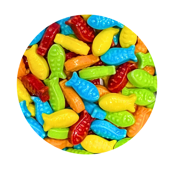 Fish Candy Sprinkles: Assorted Colors | www.sprinklebeesweet.com