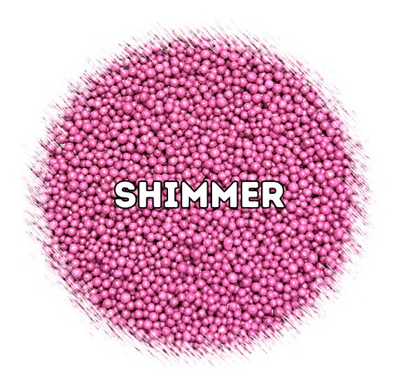 Shimmer Lilac Nonpareils | www.sprinklebeesweet.com