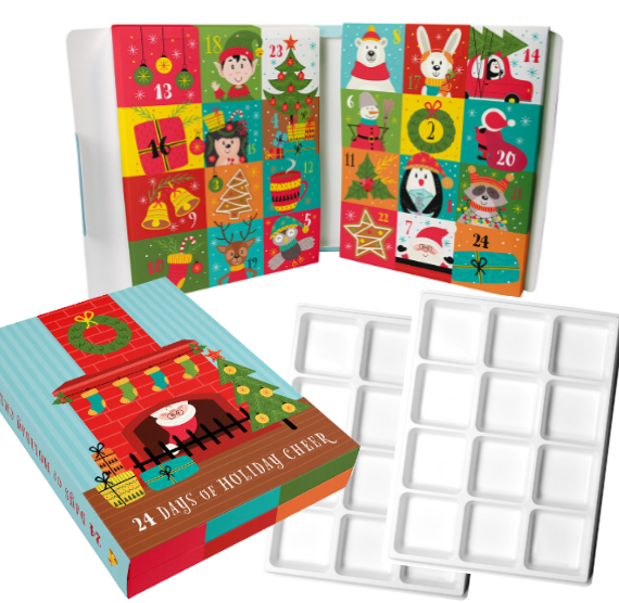 Advent Calendar Mini Cookie Cutters Set of 24 