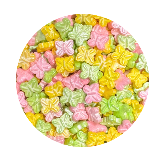 Shimmer Butterfly Candy Sprinkles | www.sprinklebeesweet.com