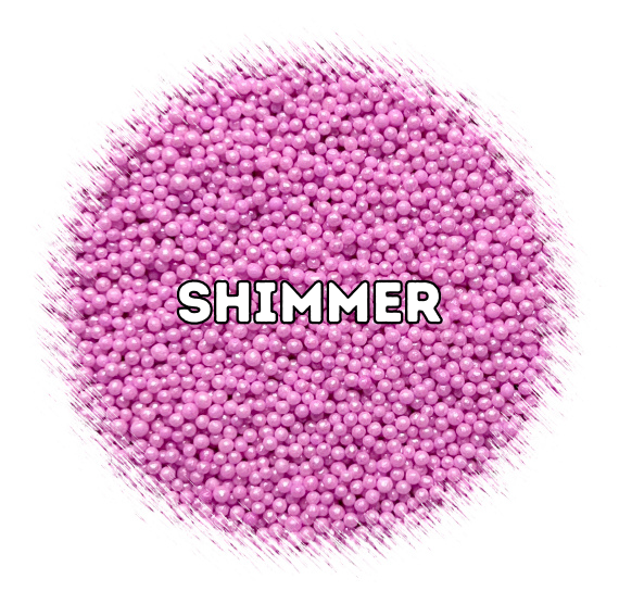 Shimmer Soft Lilac Nonpareils | www.sprinklebeesweet.com