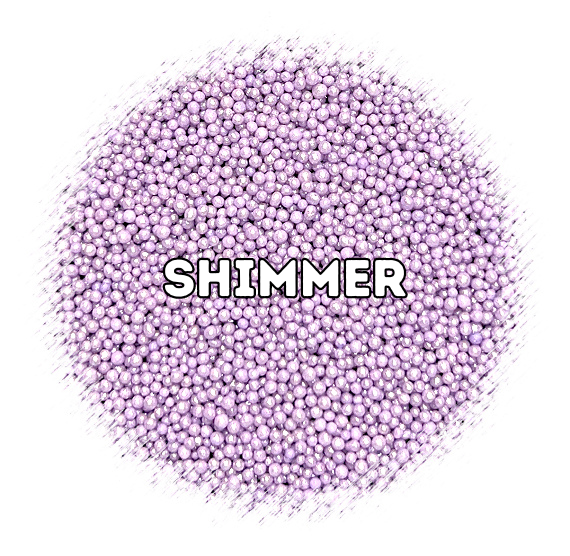 Shimmer Light Purple Nonpareils | www.sprinklebeesweet.com