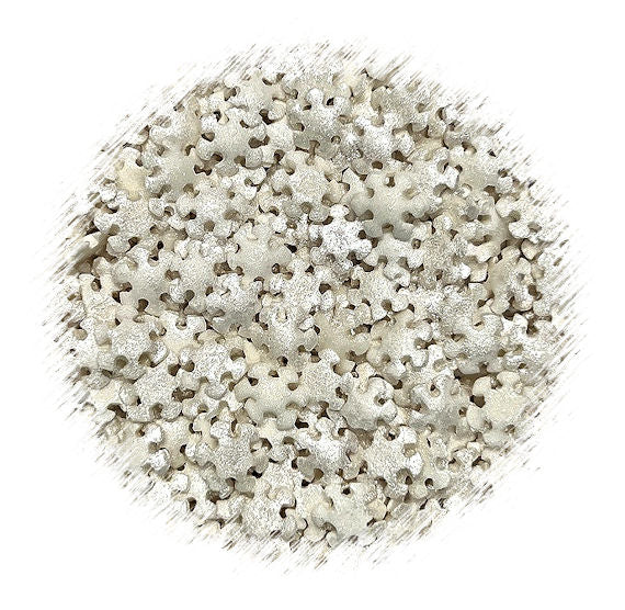 Shimmer Snowflake Sprinkles - LAST CALL | www.sprinklebeesweet.com