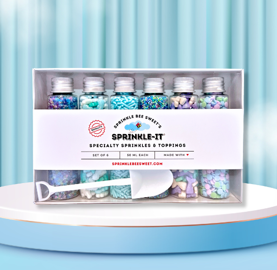 Sprinkle-It® Sprinkles Gift Set of 6: Under the Sea | www.sprinklebeesweet.com