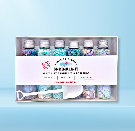 Sprinkle-It® Sprinkles Gift Set of 6: Under the Sea | www.sprinklebeesweet.com