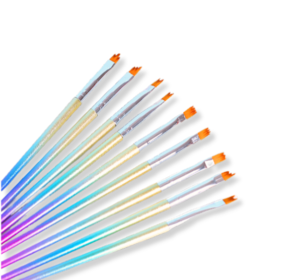 Unicorn Gradient Paint Brush Set | www.sprinklebeesweet.com