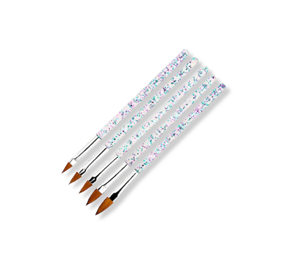 Glitter Paint Brush Set: 5 Piece | www.sprinklebeesweet.com