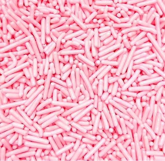 Bulk Jimmies: Baby Pink | www.sprinklebeesweet.com