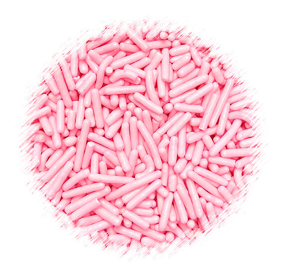 Bulk Jimmies: Baby Pink | www.sprinklebeesweet.com