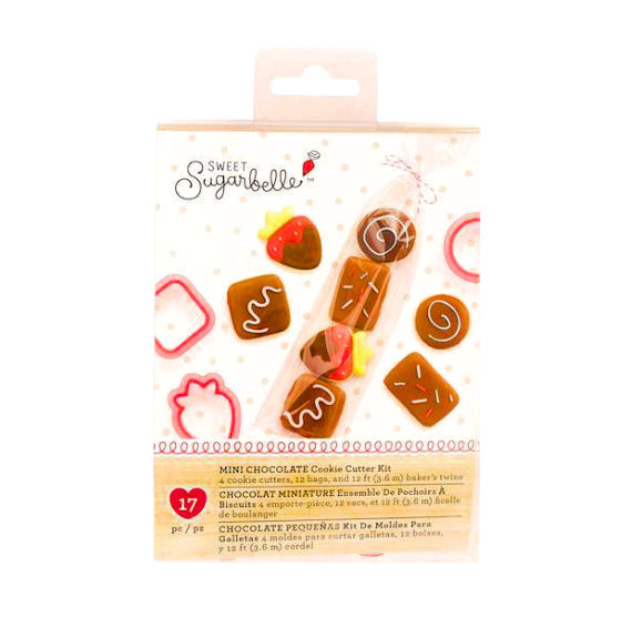 Sweet Sugarbelle Mini Cookie Cutters Kit: Chocolates and Strawberry | www.sprinklebeesweet.com