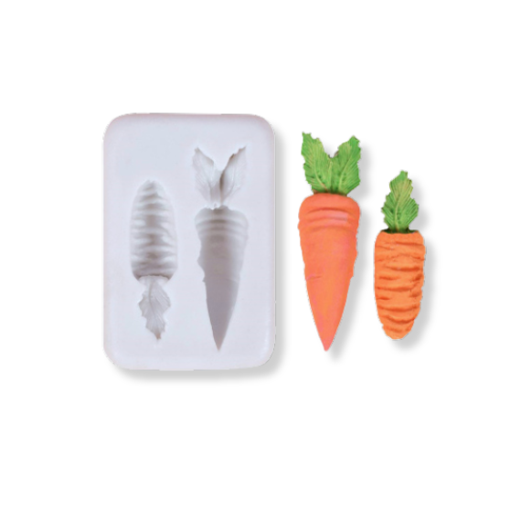 Silicone Carrot Fondant Mold | www.sprinklebeesweet.com