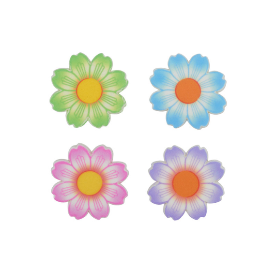 Spring Daisies Edible Icing Decorations: 36 Count | www.sprinklebeesweet.com