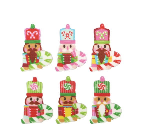 Bulk Christmas Edible Icing Decorations: Nutcracker: PRE-ORDER ITEM | www.sprinklebeesweet.com