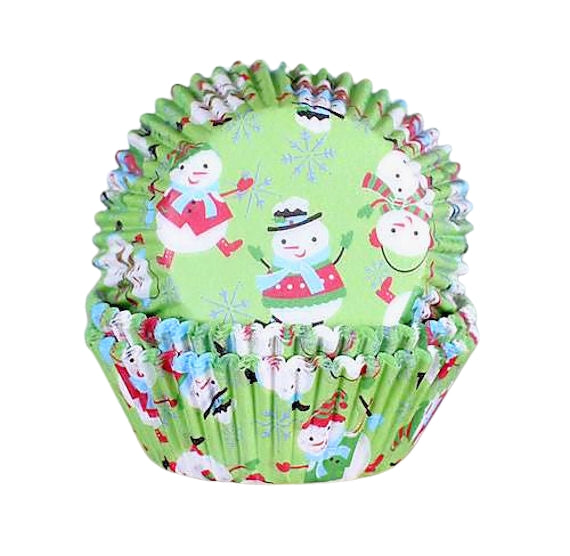 Snowman Cupcake Liners | www.sprinklebeesweet.com