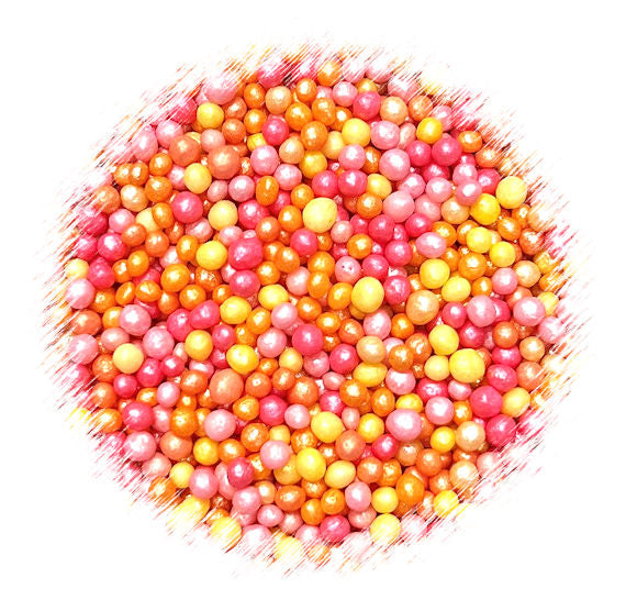 Sprinkle-It® Tiny Chocolate Crispy Pearls: Shimmer Warm Tone | www.sprinklebeesweet.com