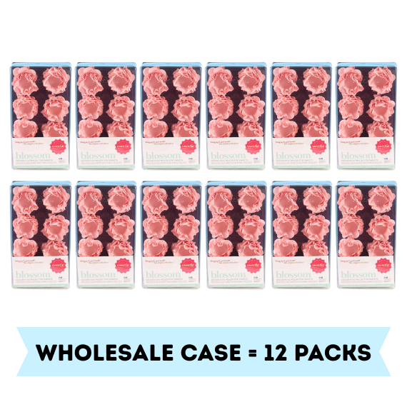 Blossom Flower Candy Cups: Soft Pink - Single Box or WHOLESALE CASE | www.sprinklebeesweet.com