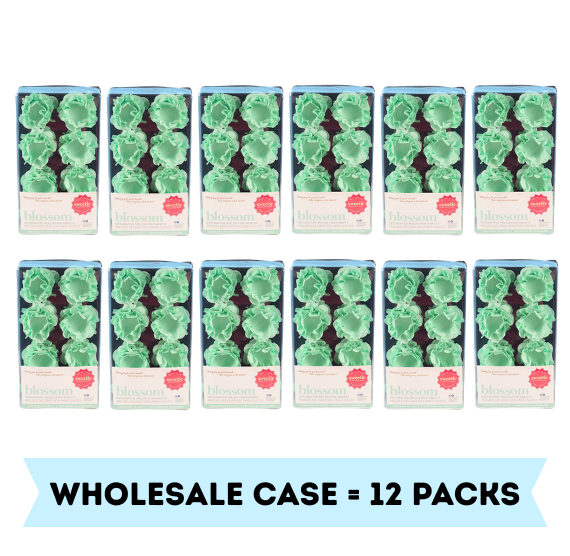 Blossom Flower Candy Cups: Mint Green - Single Box or WHOLESALE CASE | www.sprinklebeesweet.com