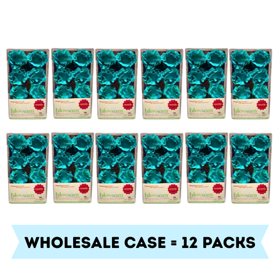 Blossom Flower Candy Cups: Tifani Teal - WHOLESALE CASE | www.sprinklebeesweet.com