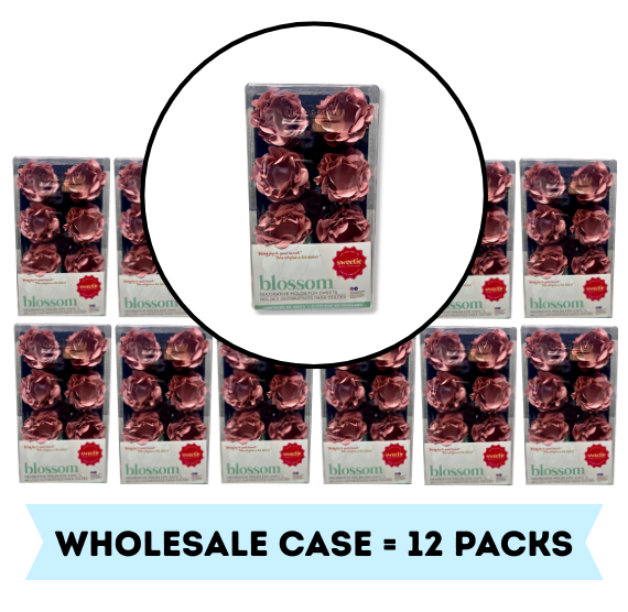 Blossom Flower Candy Cups: Dusty Rose Pink - WHOLESALE CASE | www.sprinklebeesweet.com