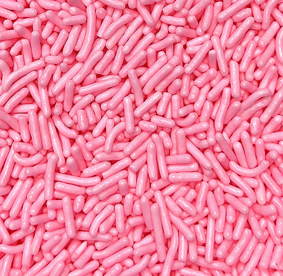 Light Pink Jimmies | www.sprinklebeesweet.com