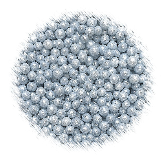 Mini Soft Blue-Gray Sugar Pearls 2-3mm - LAST CALL - SAVE MORE ON BULK BAGS | www.sprinklebeesweet.com