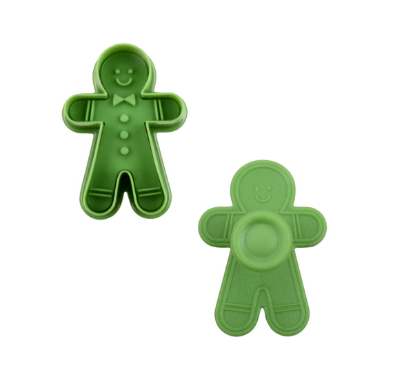 Christmas Cookie Cutter Stampers: Gingerbread Man & Lady | www.sprinklebeesweet.com