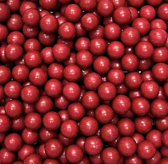 Burgundy Sugar Pearls: 7mm | www.sprinklebeesweet.com