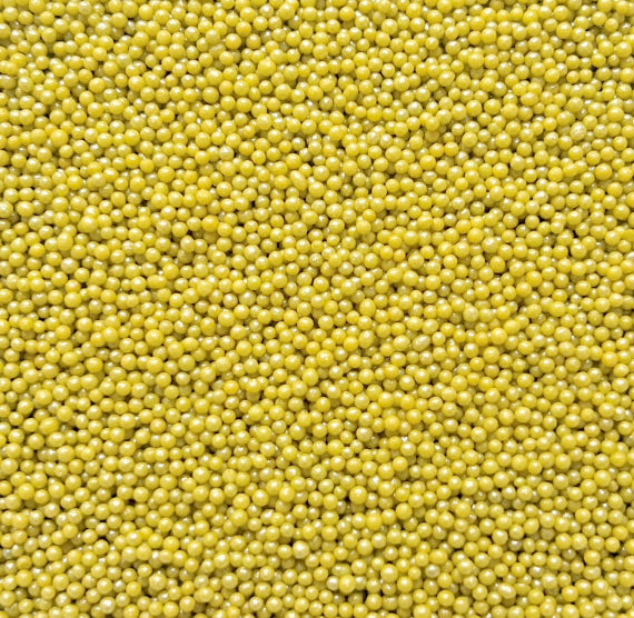 Shimmer Chartreuse Nonpareils | www.sprinklebeesweet.com