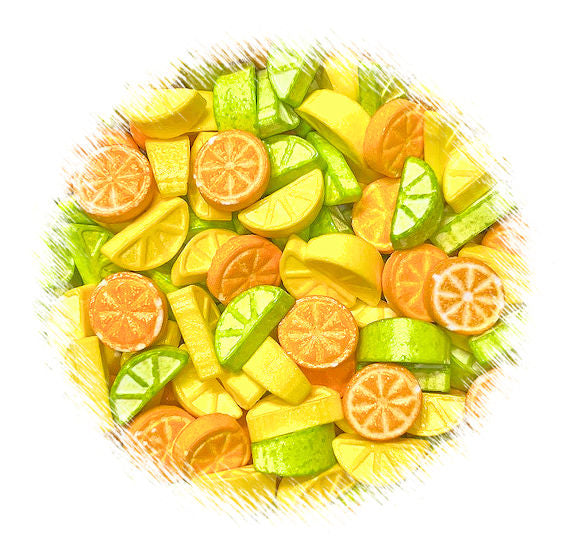 Citrus Slice Candy Sprinkles: Lemon, Orange, Lime - LAST CALL | www.sprinklebeesweet.com