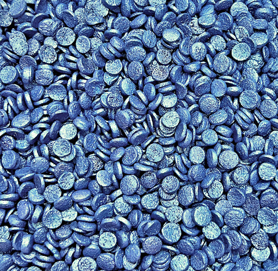 Sprinkle-It® Shimmer Confetti Dot Sprinkles: Coastal Blue 4mm | www.sprinklebeesweet.com