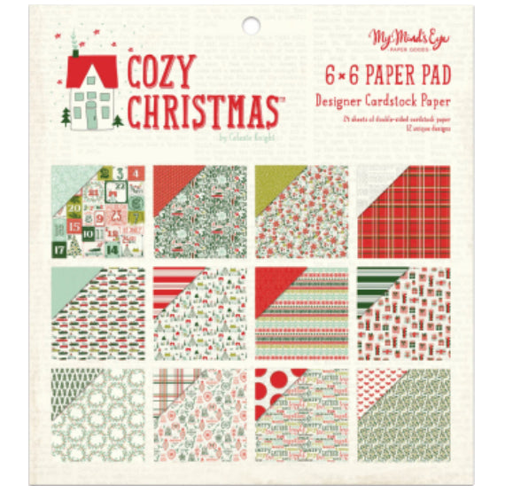 Cozy Christmas Paper Pad: 6x6 | www.sprinklebeesweet.com