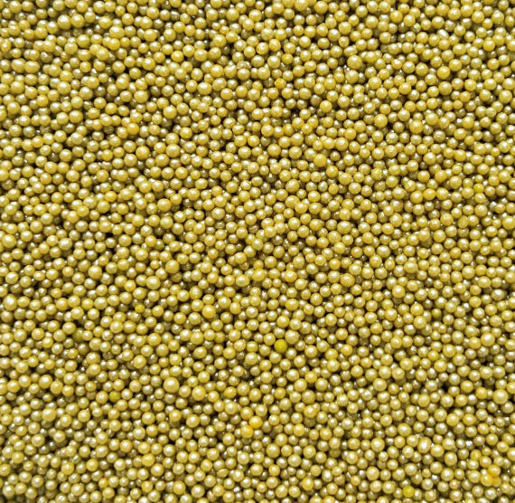Bulk Nonpareils: Shimmer Deep Chartreuse | www.sprinklebeesweet.com