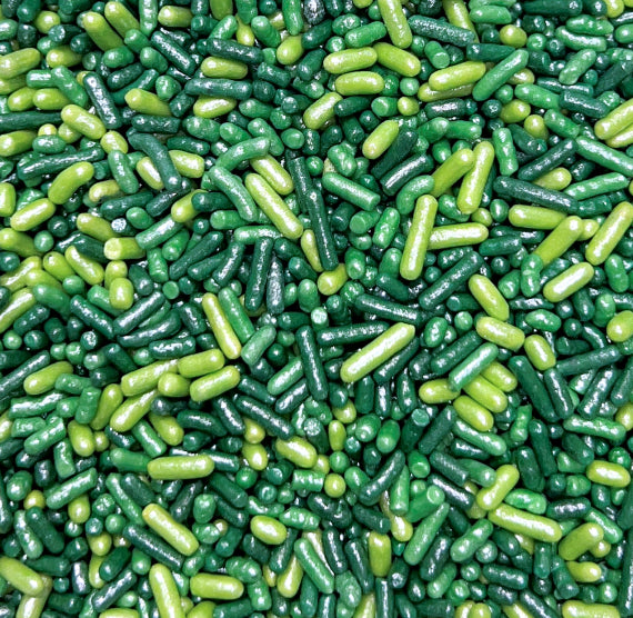 Bulk Christmas Jimmies Mix: Evergreen