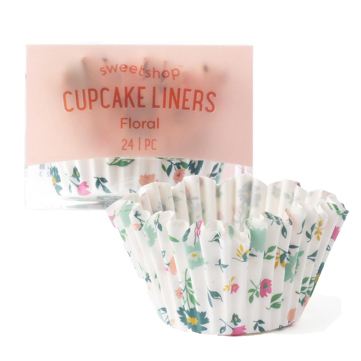 Sweetshop Cupcake Liners: Floral | www.sprinklebeesweet.com