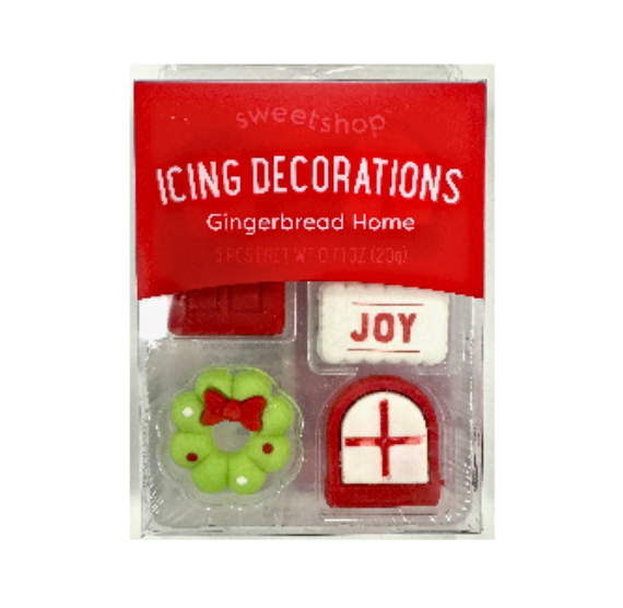 Gingerbread House Icing Decorations | www.sprinklebeesweet.com