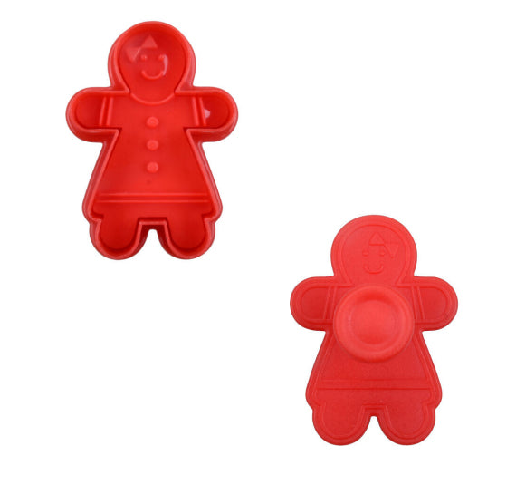 Christmas Cookie Cutter Stampers: Gingerbread Man & Lady | www.sprinklebeesweet.com