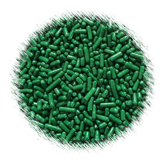 Bulk Sprinkles: Green Jimmies | www.sprinklebeesweet.com