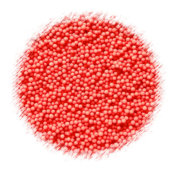 Coral Red Nonpareils | www.sprinklebeesweet.com