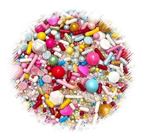 Sprinklefetti™ Sprinkles Mix: Hip Hip Hooray - LIMITED STOCK | www.sprinklebeesweet.com